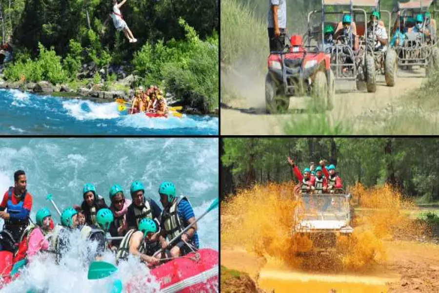 6-in-1 Adventure: Rafting, Zipline, Buggy Safari & Cabrio Panorama at Köprülü Canyon